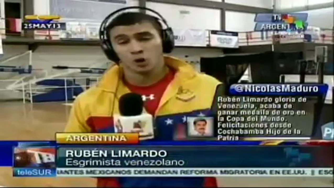 Venezolano Rubén Limardo se alza con la Copa del Mundo de Esgrima