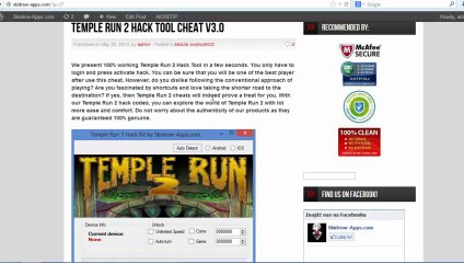Temple Run 2 Hack Tool Cheat