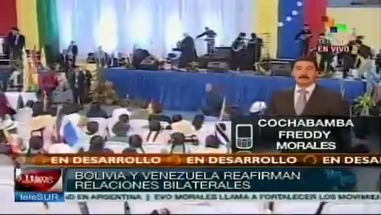 Bolivia y Venezuela firman acuerdos estratégicos