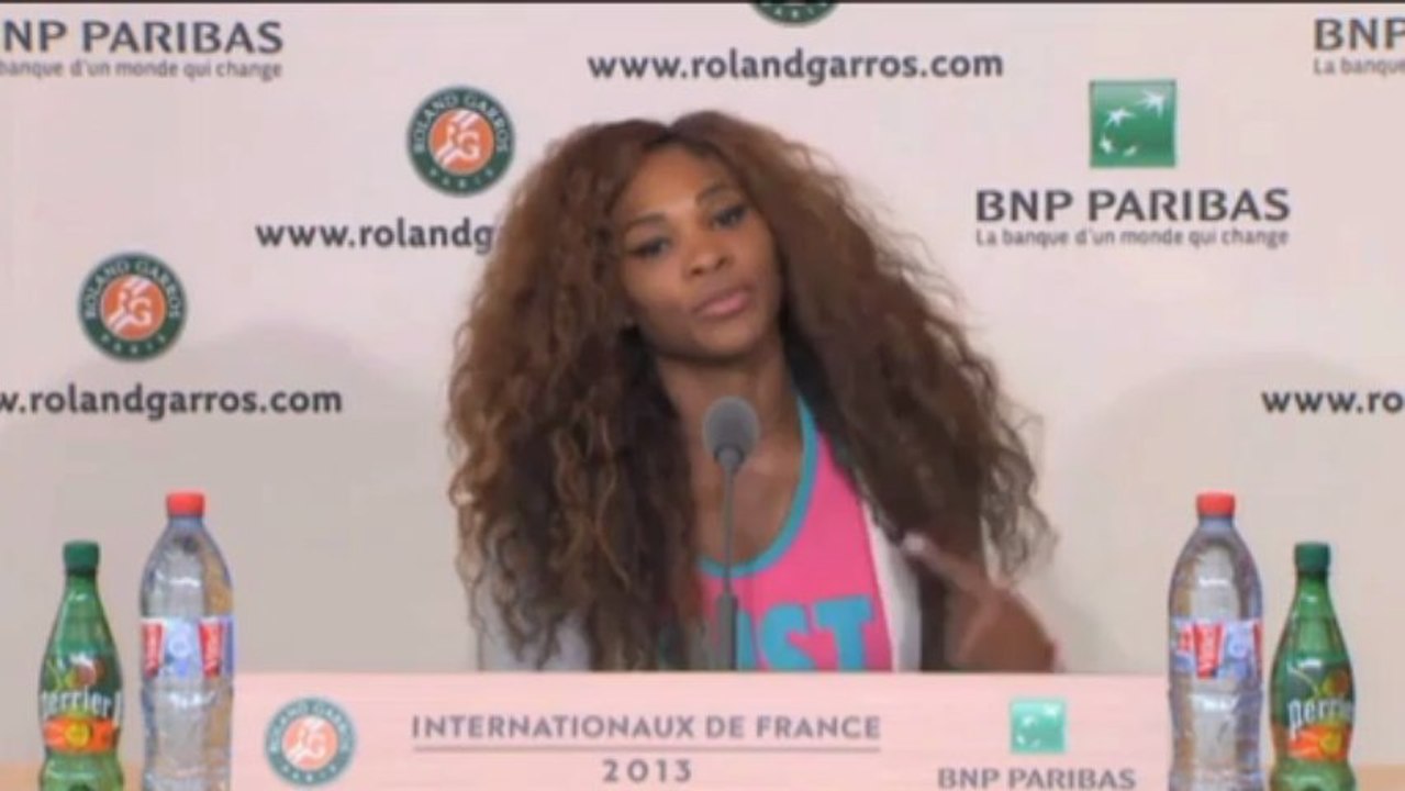 French Open: S. Williams: 'Ich war sehr nervös'