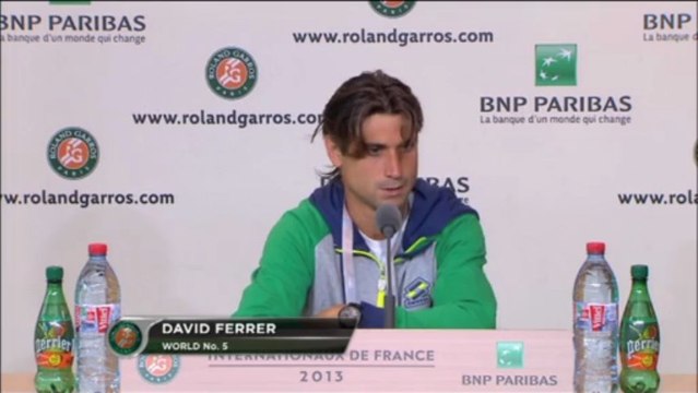 David Ferrer: ''Fue duro jugar en esas condiciones''