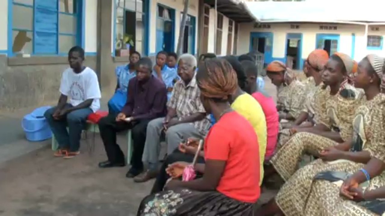 Soeur Marthe Emangomango et Leopoldo Giannotti