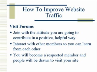 How To Improve Website Traffic To Make Internet Money