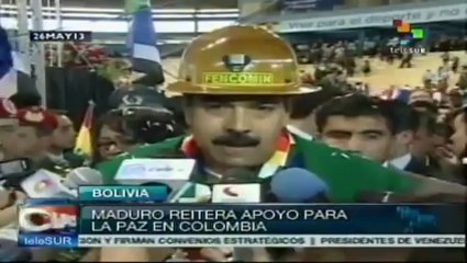 Presidente Maduro celebra acuerdos entre FARC y Gobierno de Colombia