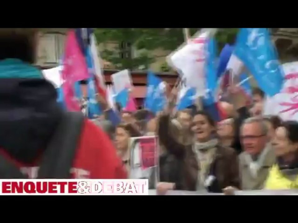 Manif pour tous le 26 mai 2013 - Gare d'Austerlitz - Invalides