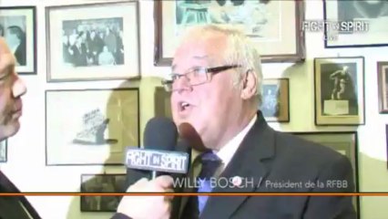 ITV.Mr Willy BOSCH Président de la RFBBOXE  Anglaise .