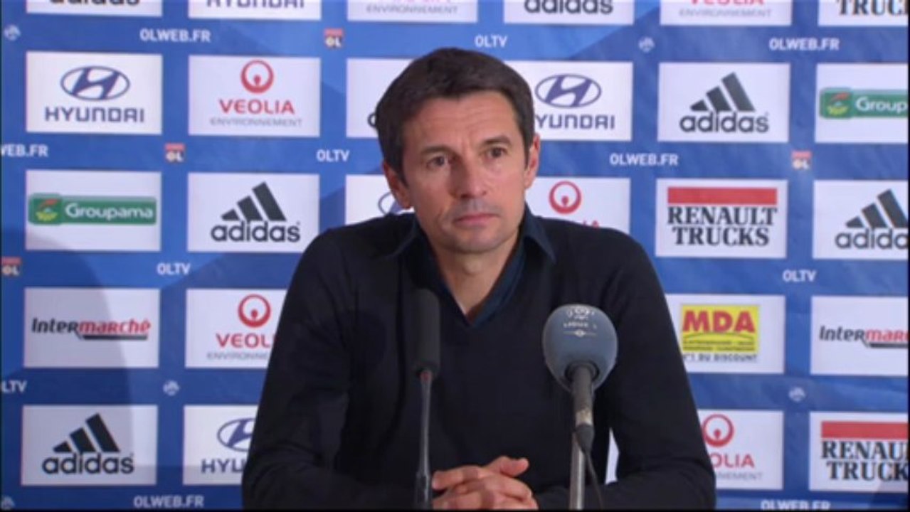 Conférence de presse Olympique Lyonnais - Stade Rennais FC : Rémi GARDE (OL) - Frédéric  ANTONETTI (SRFC) - saison 2012/2013