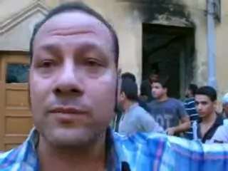 حريق كنسية" السيدة العذراء" بمدينة طما بسوهاج