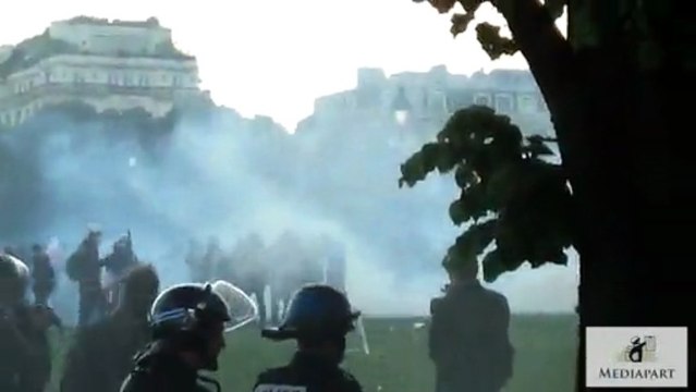 Après la manif pour tous , incidents aux Invalides