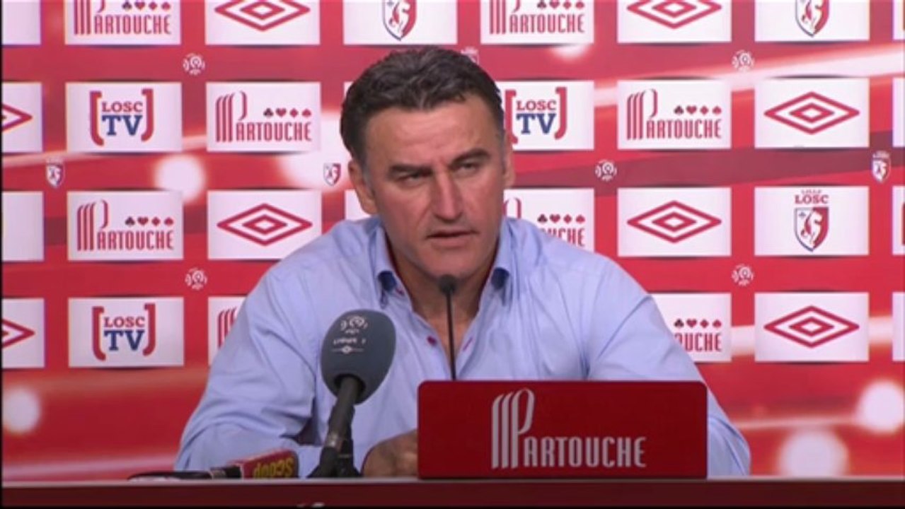 Conférence de presse LOSC Lille - AS Saint-Etienne : Rudi GARCIA (LOSC) - Christophe  GALTIER (ASSE) - saison 2012/2013