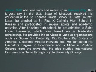Jason Grill Of Kansas City Is a Founder of the Grill Law Firm, LLC