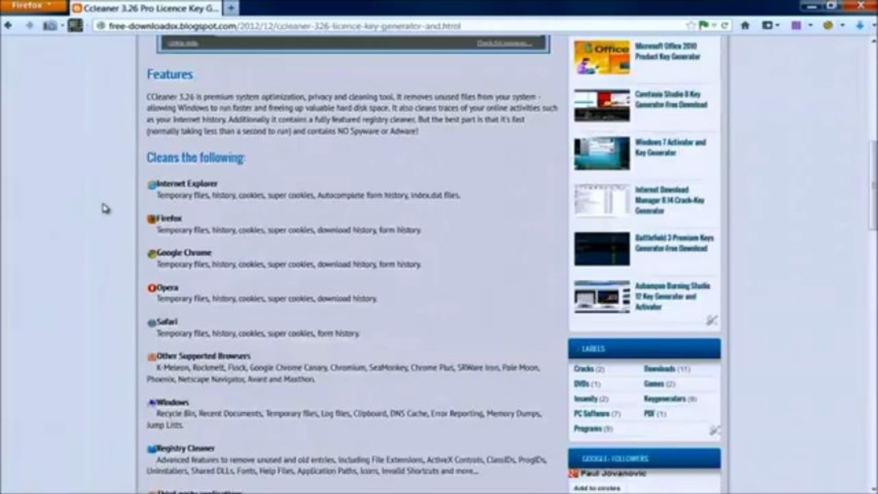 Ccleaner 3.26 Pro License Key Generator and Activator (New)
