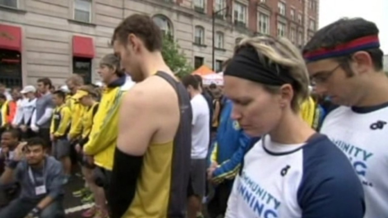 Boston marathon: final mile run