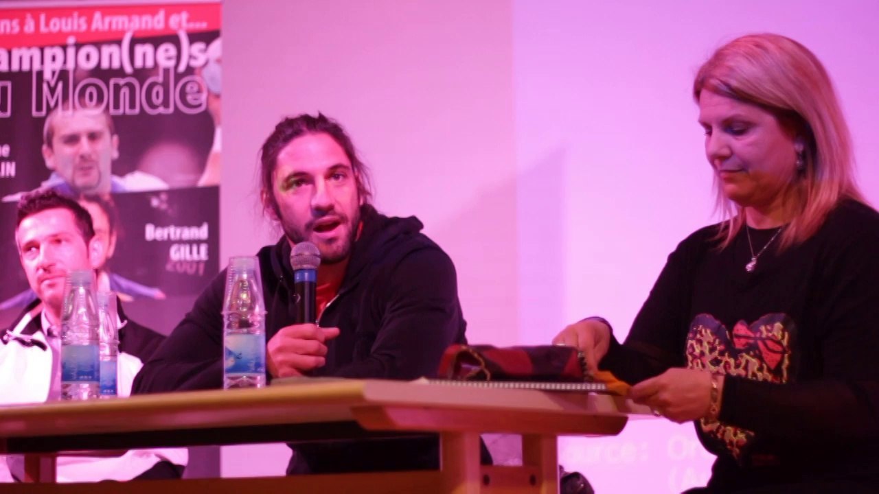 "Au fond des Filets" : Bertrand Gille au lycée Louis Armand le 24 mai 2013