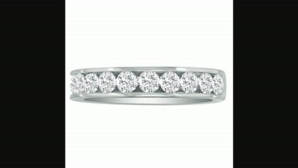 Fine 1ct Channel Set Diamond Anniversary Band In Platinum Review