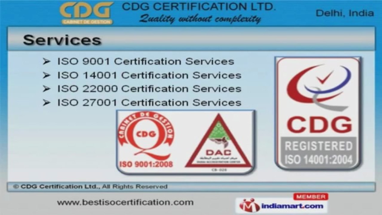 CDG  Certification Ltd