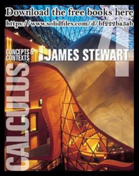 Calculus Concepts and Contexts Stewart Pdf Download Free