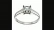 9ct White Gold Princesscut Cubic Zirconia Ring Review