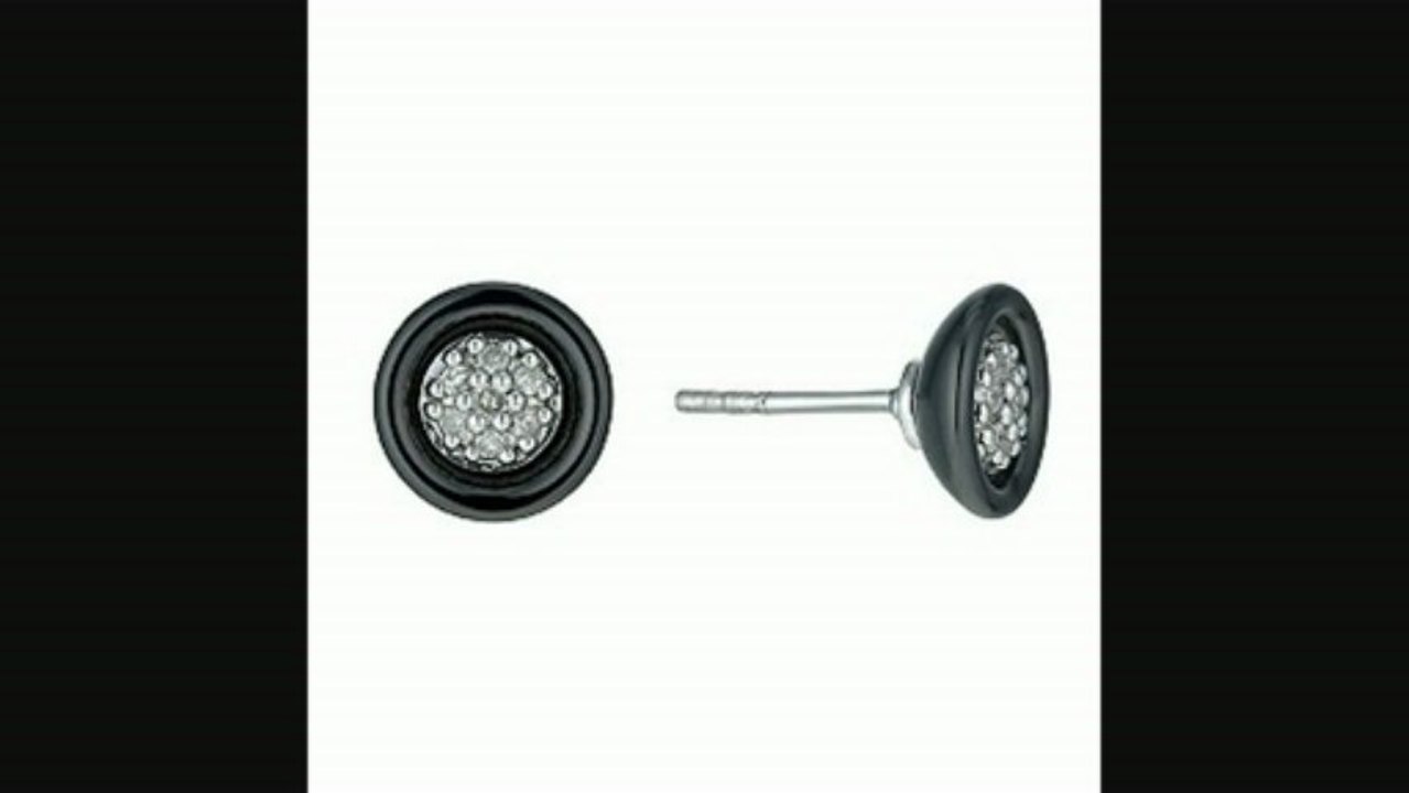 Black Ceramic & Silver 110 Carat Diamond Earrings Review