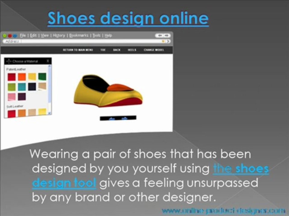Become Fashionista With Online Shoes design Tool
