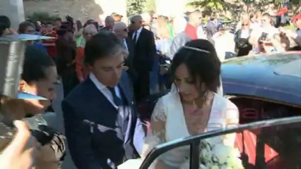 La boda de Israel Bayón y Cristina Sáiz, reúne exparejas
