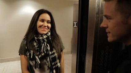 Elevator Makeover - Loose Curls and Full Lips For a Perfect Club Look