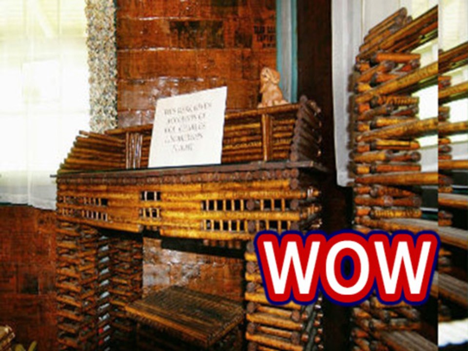 WOW A house made completely from newspaper