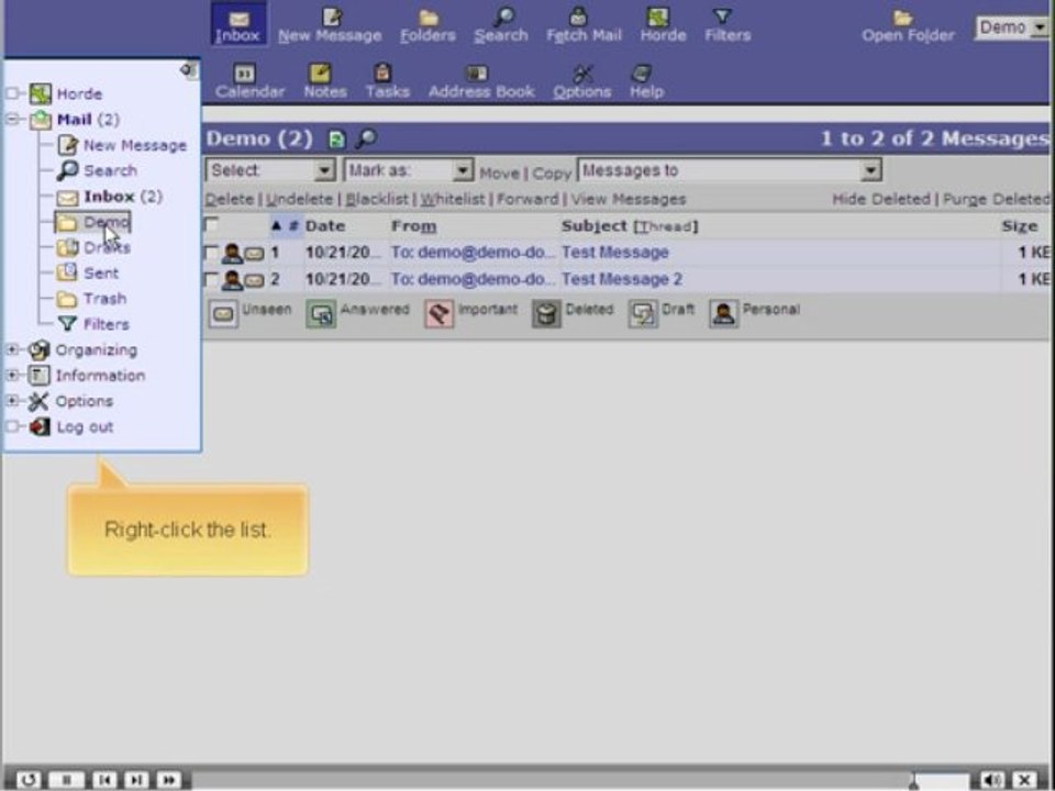 Horde setting up filter 5 Horde