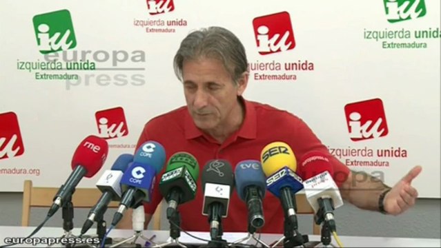 IU suspende al Gobierno de Monago