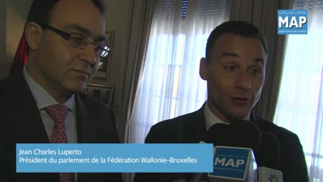 M. Ghellab reçoit le président du parlement de Wallonie-Bruxelles