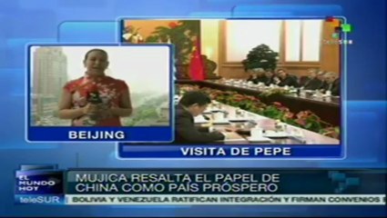 Continúa gira de José "Pepe" Mujica en China