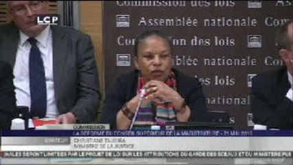Travaux en commission : Audition de Christiane Taubira