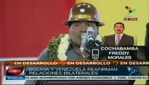 Bolivia y Venezuela firman acuerdos estratégicos