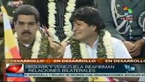 Organizaciones sociales se reúnen con presidentes Maduro y Morales