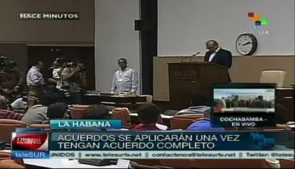 FARC y Gobierno de Colombia firman primer acuerdo de agenda de paz