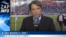 Zap Info : Tapie et le projet de socios