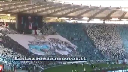 Το κορεό των οπαδών της Λάτσιο στο Κόπα Ιτάλια