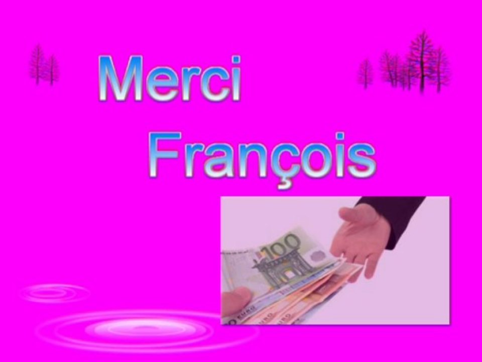 MERCI FRANCOIS