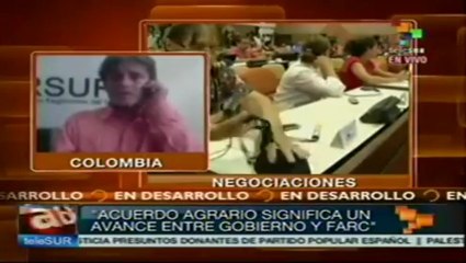 Acuerdo FARC-gobierno recupera dignidad campesina: Jairo Gonzáles