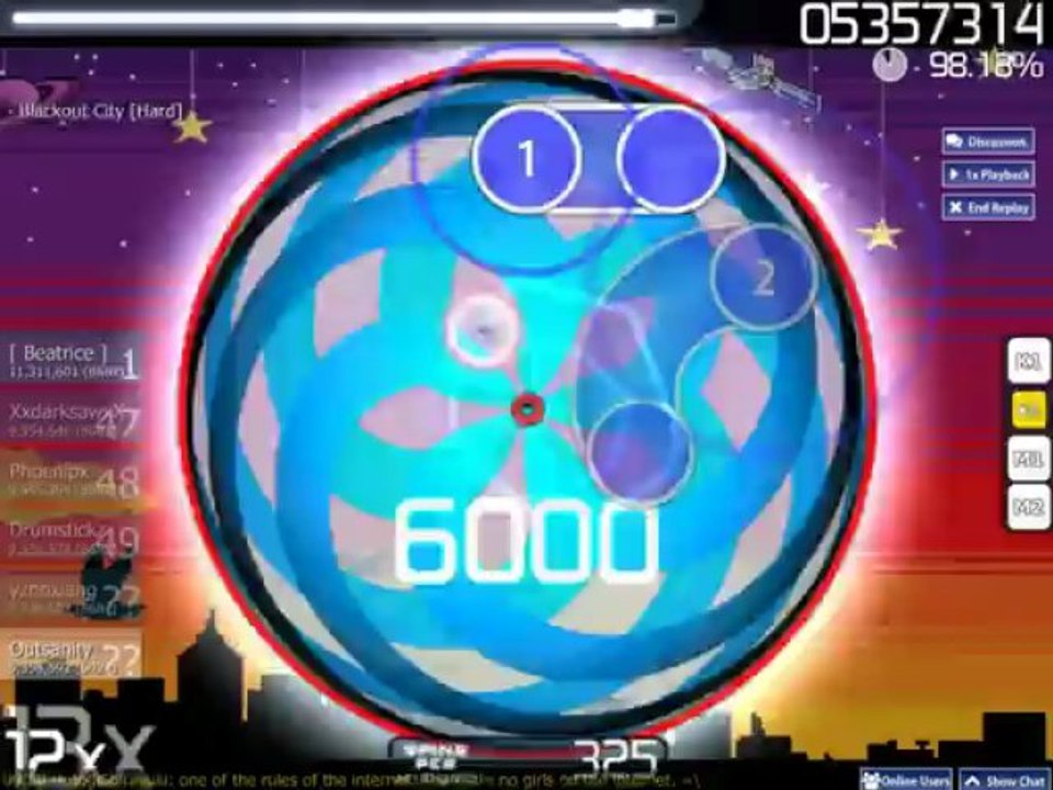 [osu!] Anamanaguchi - Blackout City (Hard)
