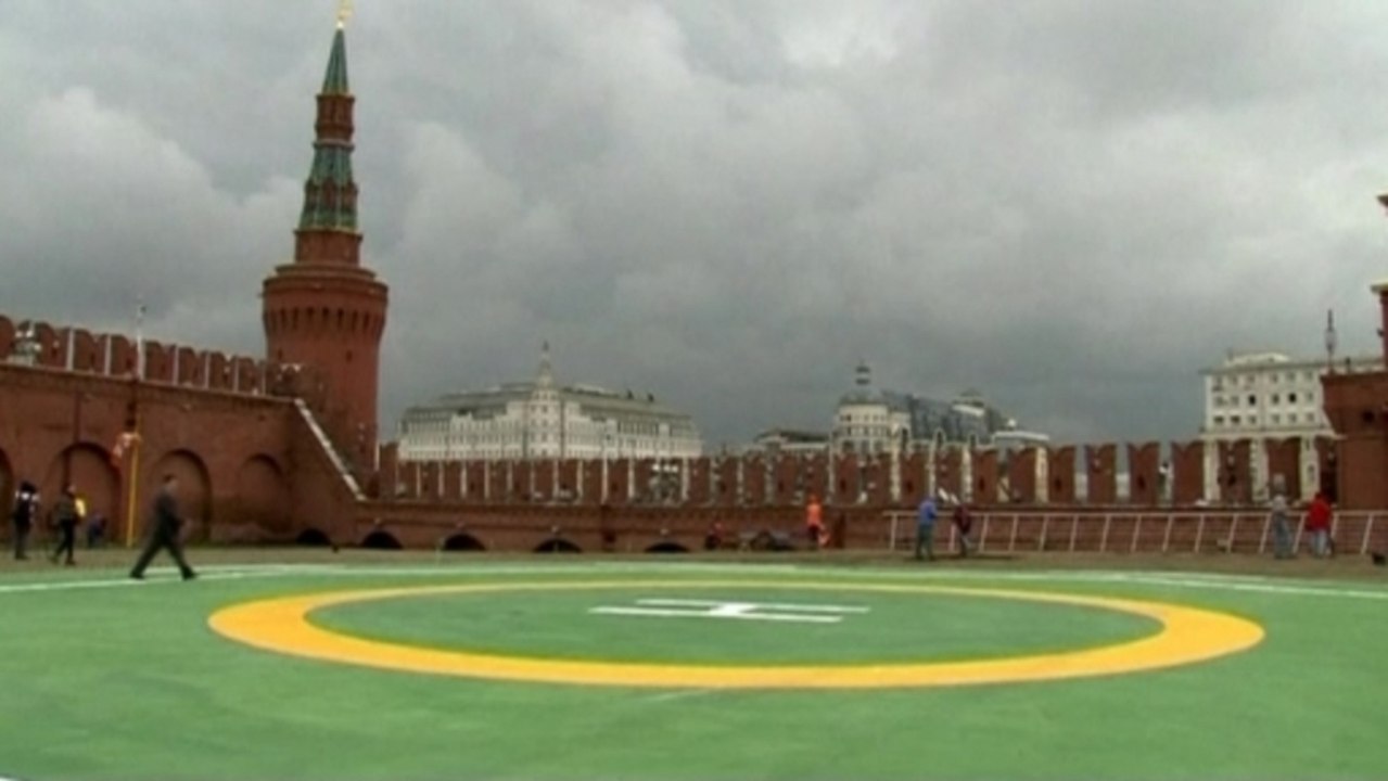Kremlin unveils new helicopter pad