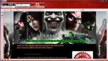injustice Batman Arkham City Skins Pack Free Giveaway Xbox 360 - PS3