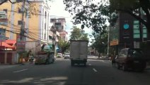 フィリピン留学 セブ島NLS英語学校前の道路 Ramos Street
