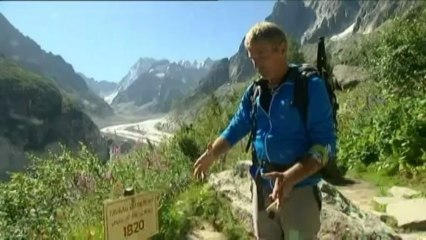 Le Mont-Blanc fond et ses glaciers réculent
