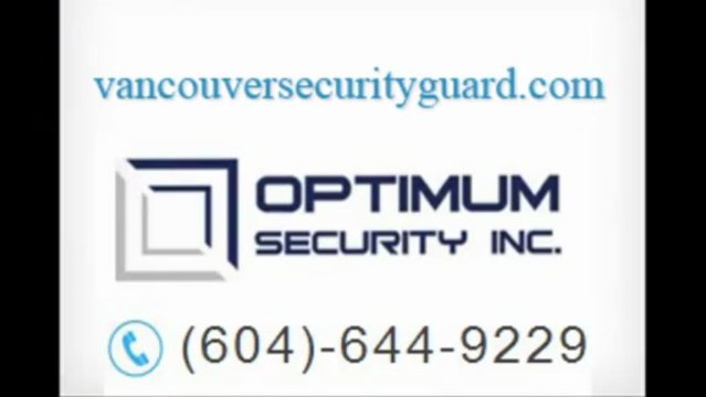 Vancouver security guard - Vancouver security company