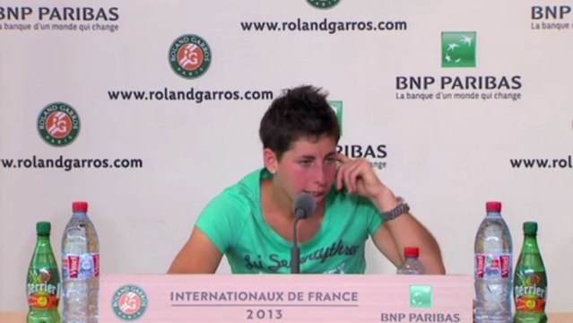 Roland Garros - Carla Suárez: ''La primera ronda siempre es muy dura''