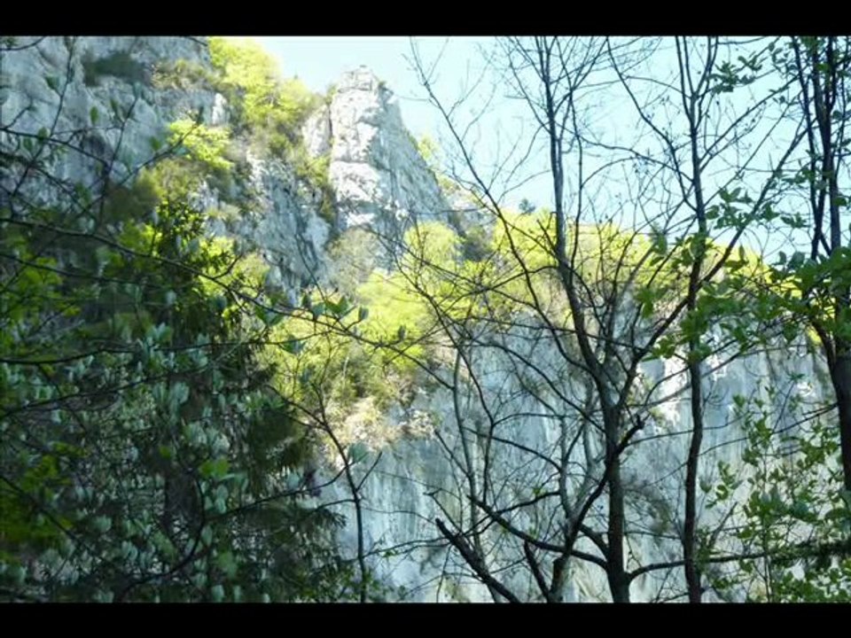 Un vieux passage "le Pas de la Charmade" (38 Vercors nord)