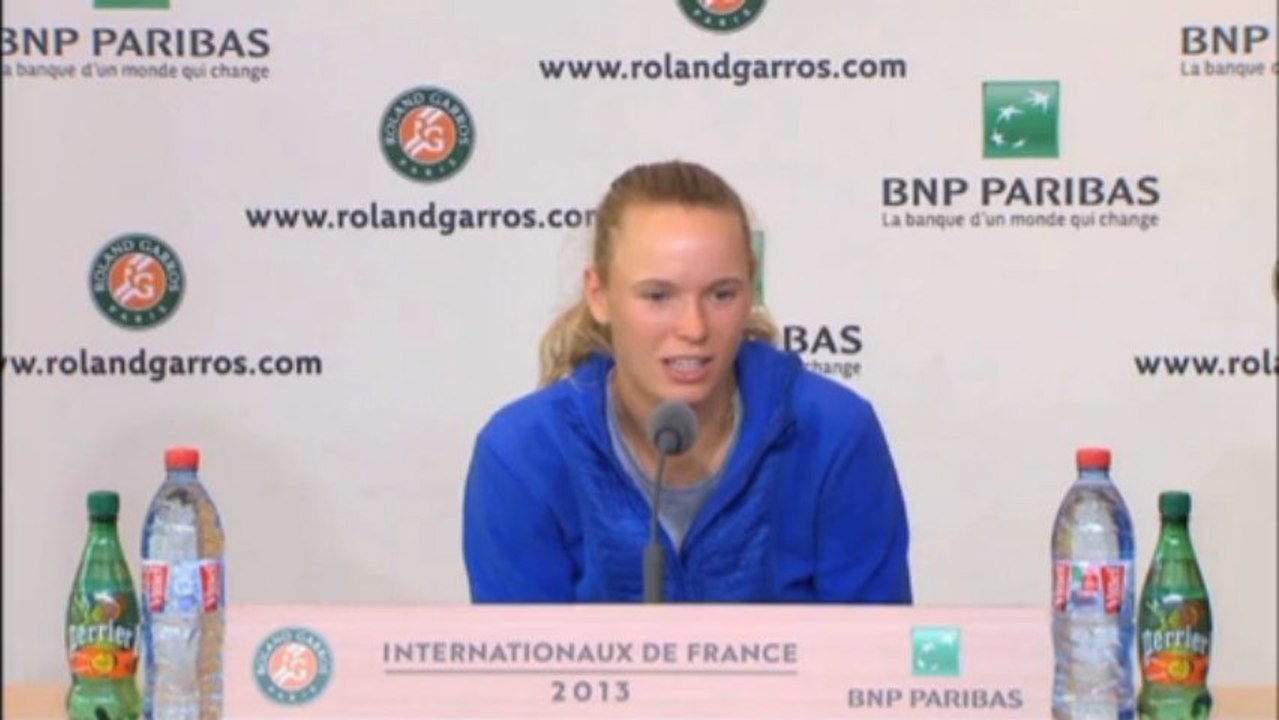 French Open: Wozniacki: 'Mein Selbstvertrauen war immer gut'