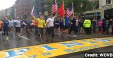 Runners Finish Final Mile of Boston Marathon