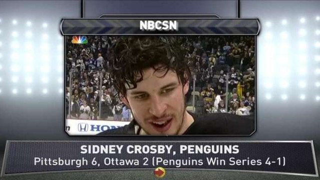 Sidney Crosby on Game 5 Victory